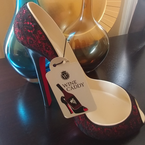 Accessories - Red Bottom Wine Caddy (Ceramic)
